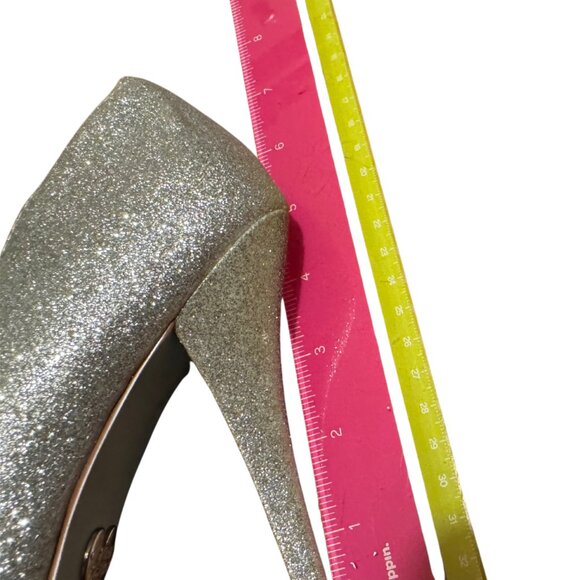 Betsey Johnson Glitter Pumps Size 7.5 - Picture 4 of 4
